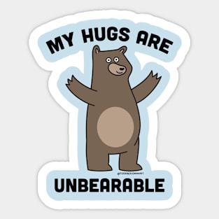 HUGS UNBEARBALE Sticker